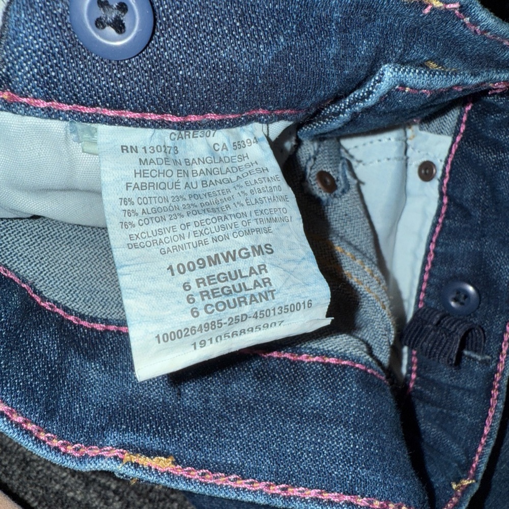 Wrangler girls jeans size 6 - Picture 4 of 5